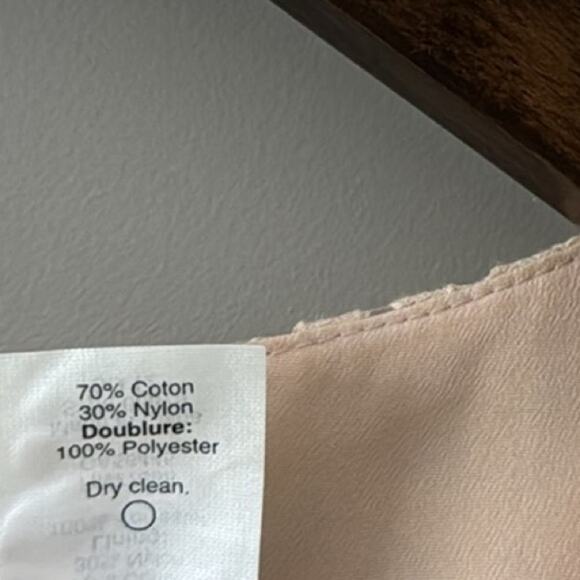 J CREW TIERED SHIFT DRESS WITH RAINDROP LACE SIZE 4 - Picture 8 of 10